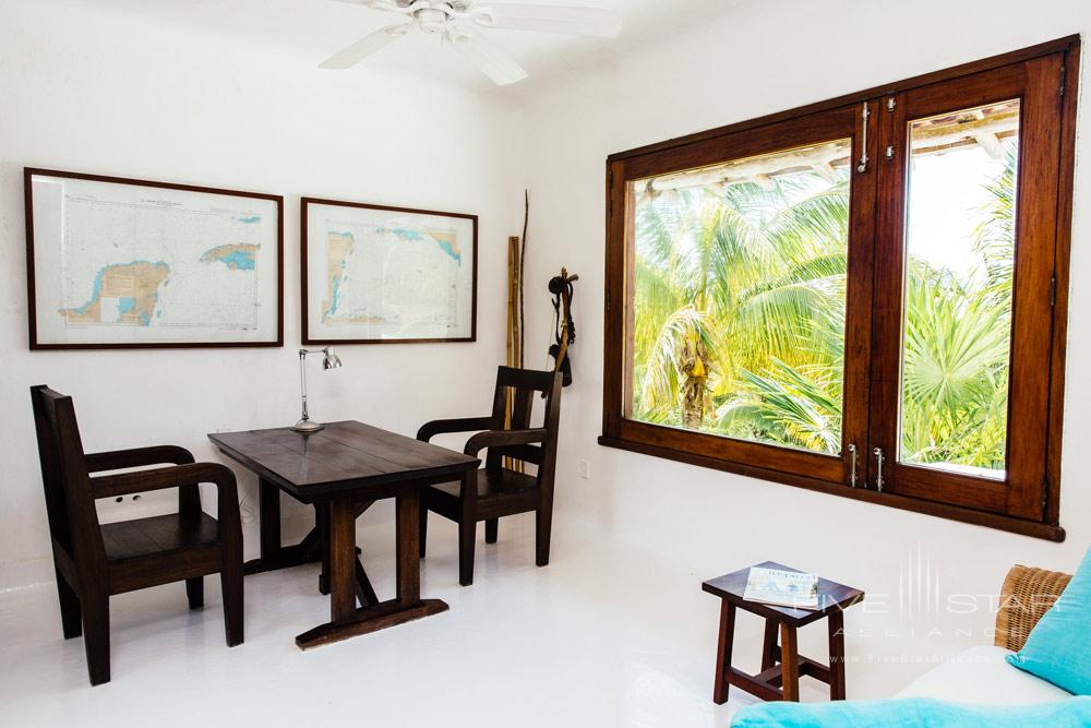 Private Villa Sitting Room at EsenciaPlaya del Carmen, Quinta Roo, Mexico