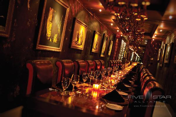 Wine room at the Grand Bohemian Hotel Orlando.