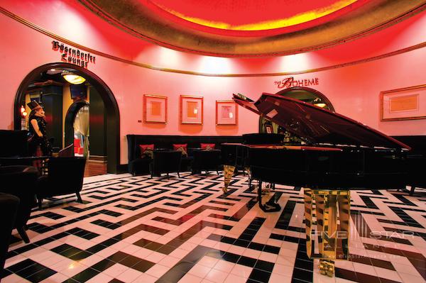 Bosendorfer Lounge at the Grand Bohemian Hotel Orlando.