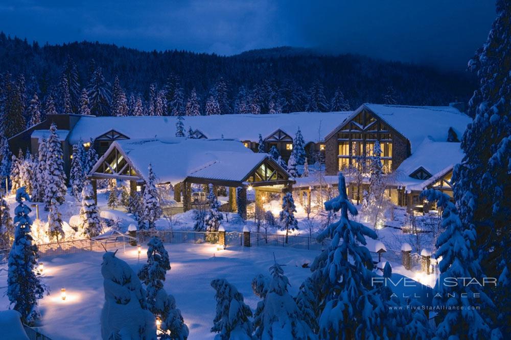 Winter Exterior at Tenaya Lodge at Yosemite, Fish Camp, CA