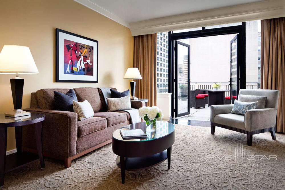 Suite Living Area at The Gwen Chicago