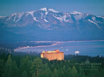 Exterior View of Harrahs Lake Tahoe Hotel and Casino