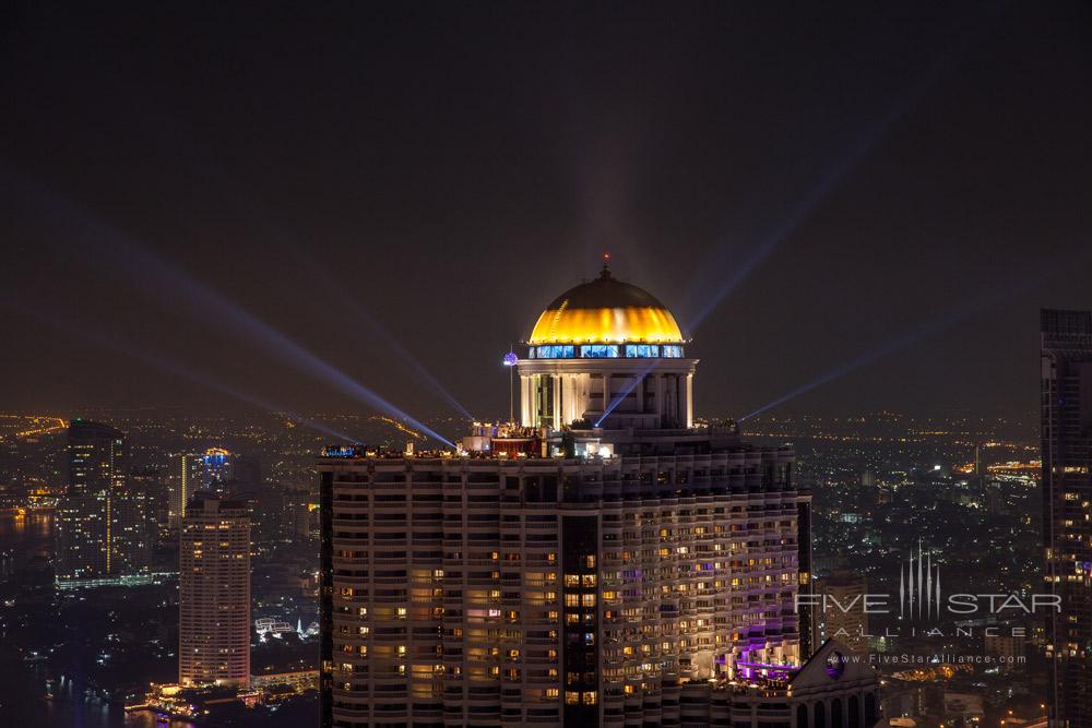 Night Exterior Views at Tower Club at Lebua, Thailand