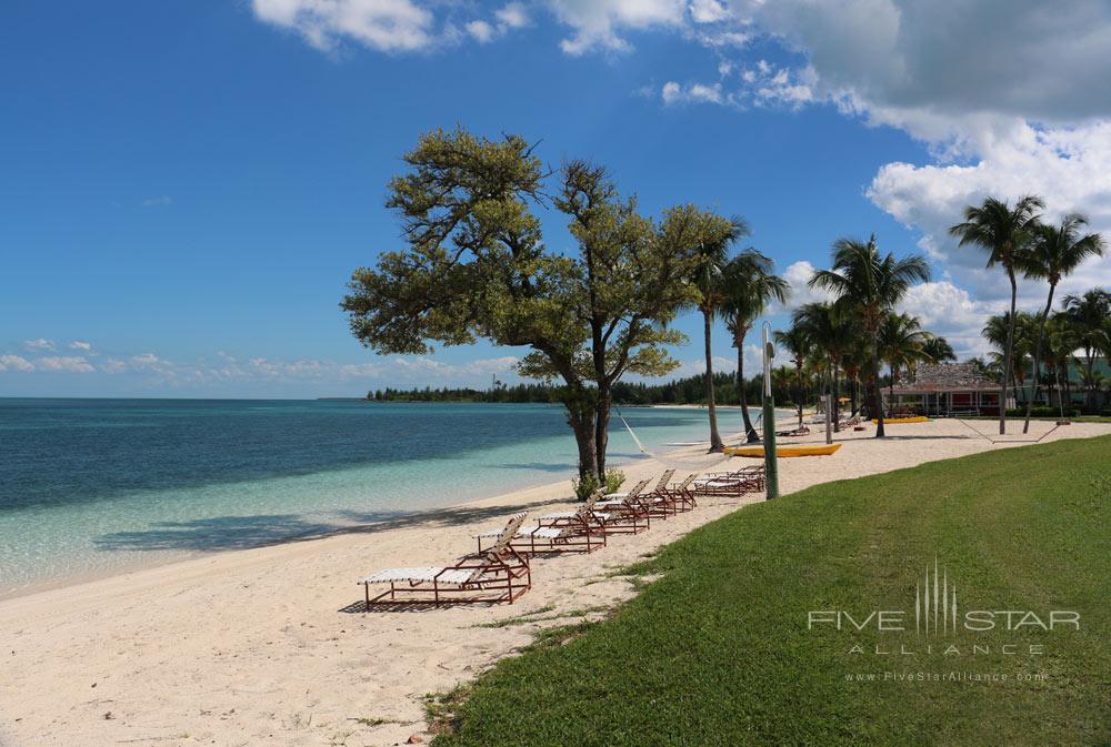 Beach Area at Old Bahama Bay Resort, West End, Grand Bahama Island, Bahamas