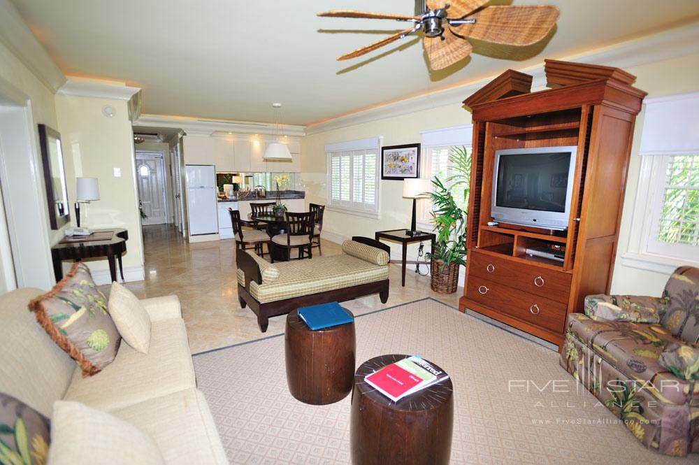 Suite Living Area at Old Bahama Bay Resort, West End, Grand Bahama Island, Bahamas