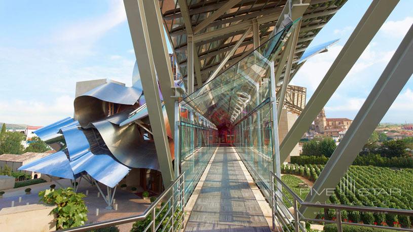 Glass Corridor at The Marques De Riscal Hotel