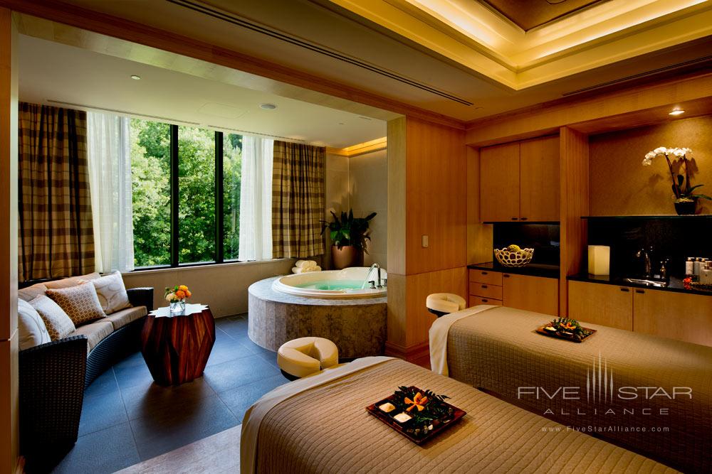 Couples Treatment Room at The Umstead Hotel and Spa, Cary NC