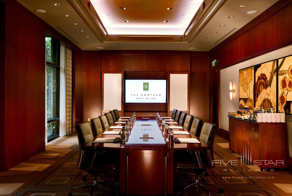 Boardroom at The Umstead Hotel and Spa, Cary NC