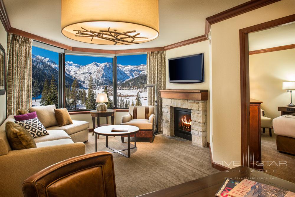 Suite Living Room at Resort at Squaw Creek, CA