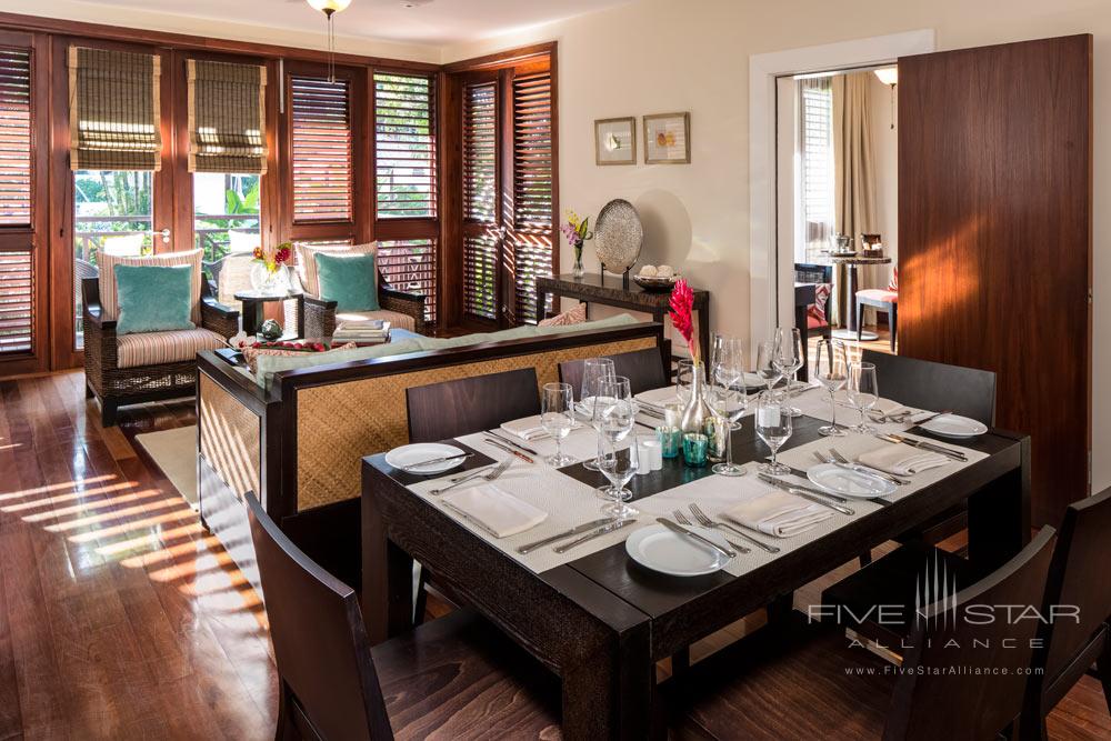 Suite Living room at Capella Marigot Bay ResortSt. Lucia, West Indies