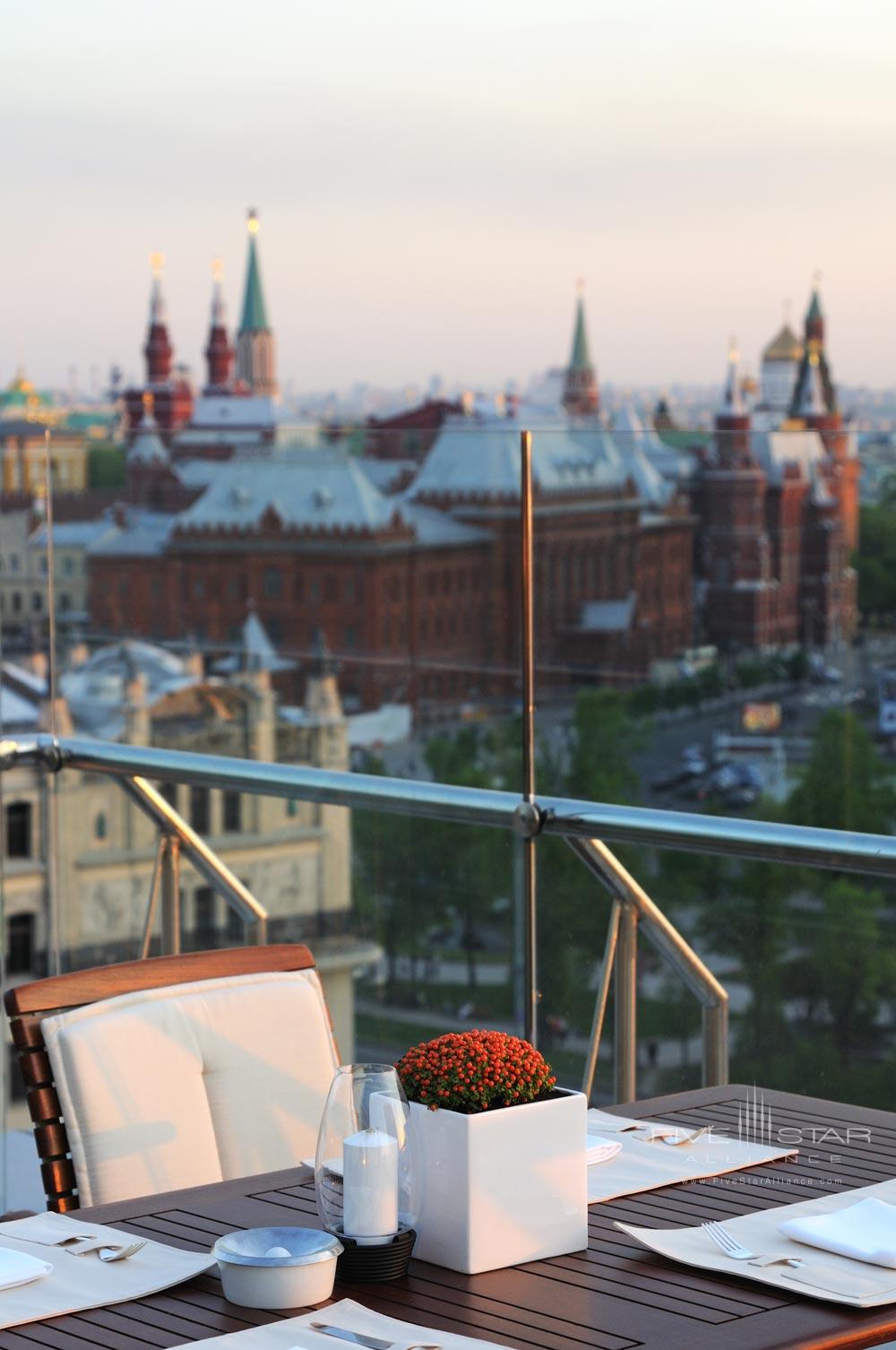 Conservatory Lounge Bar Terrace at Ararat Park Hyatt Moscow, Moscow, Russia