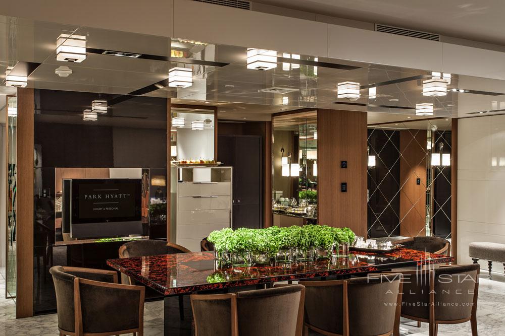 Penthouse Suite Dining at Ararat Park Hyatt Moscow, Moscow, Russia