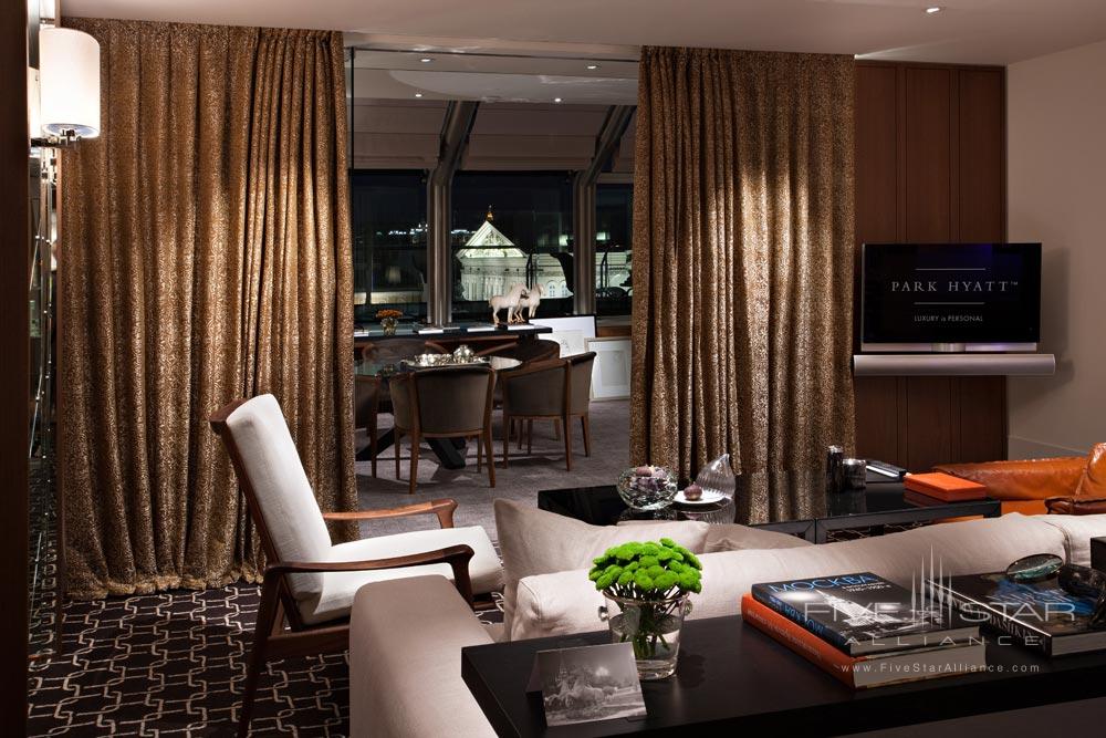 Winter Garden Suite Living Room at Ararat Park Hyatt Moscow, Moscow, Russia