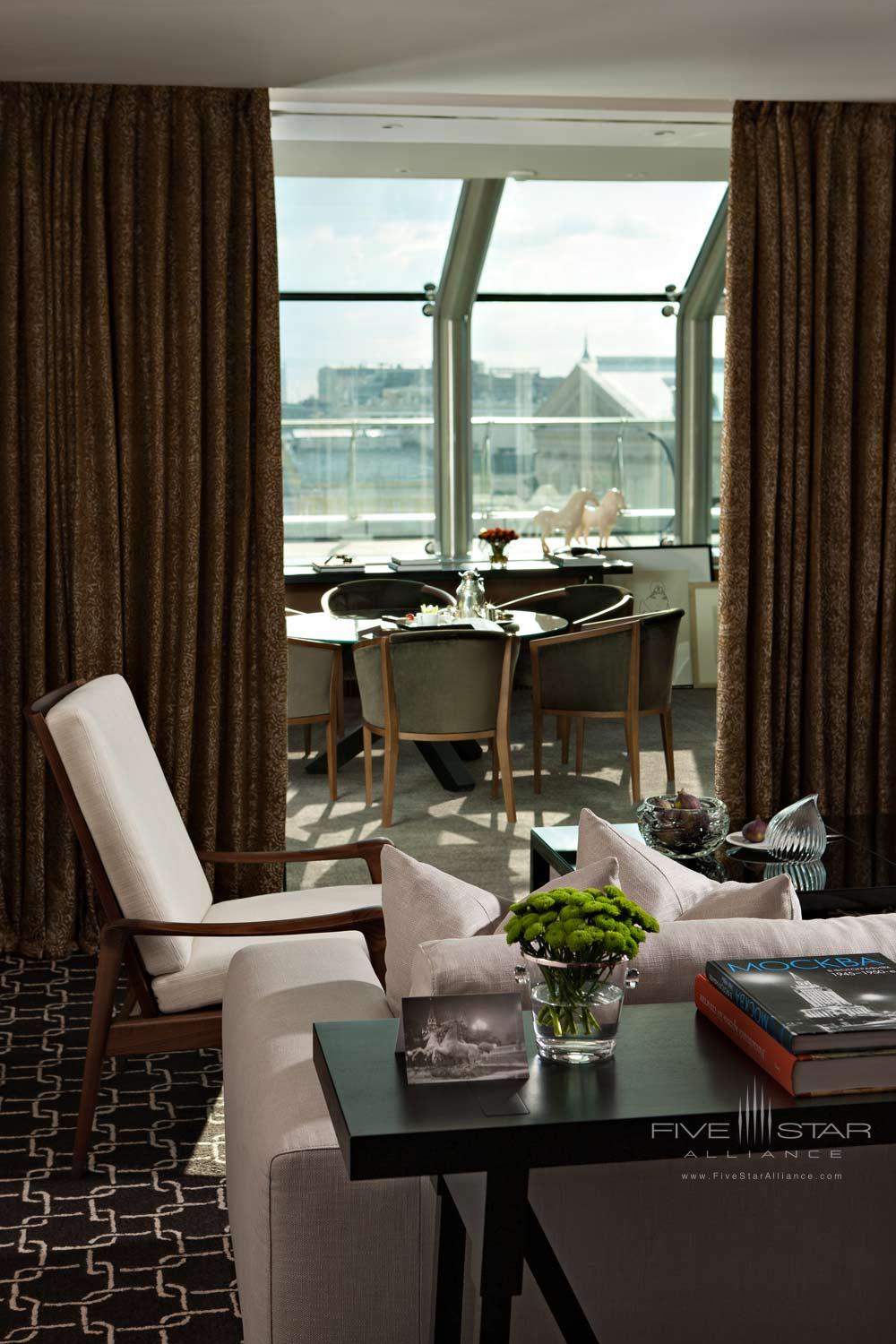 Winter Garden Suite Living Room at Ararat Park Hyatt Moscow, Moscow, Russia