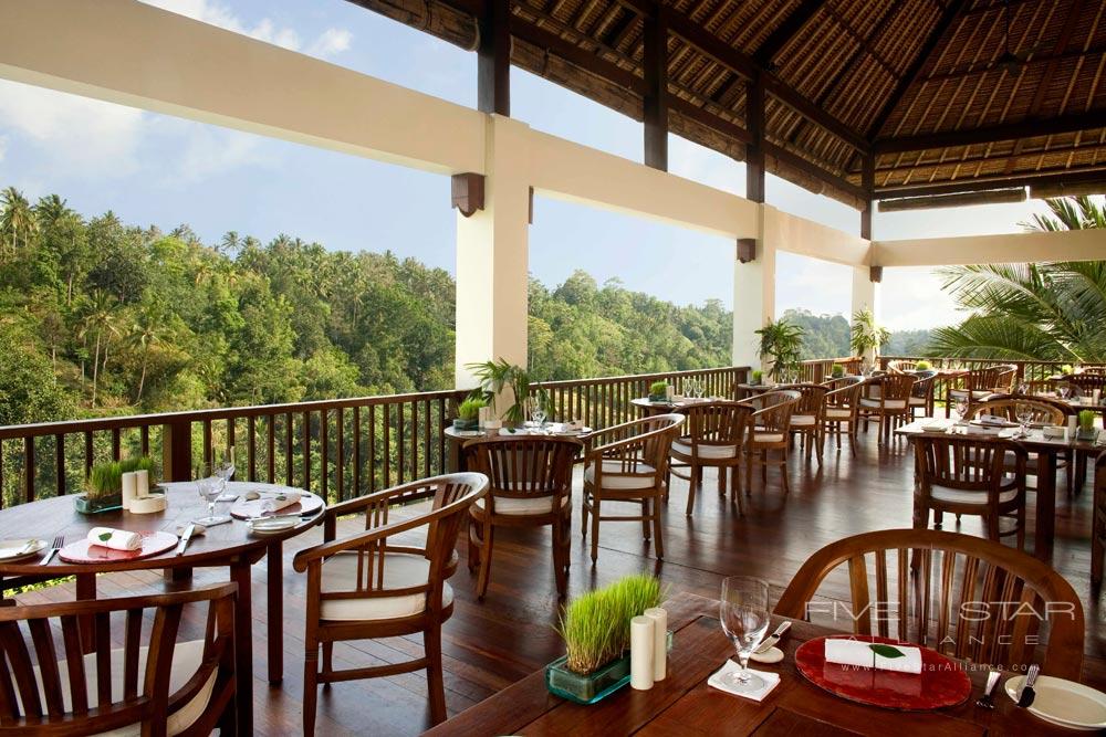 The Restaurant at Hanging Gardens Ubud in Bali, Indonesia