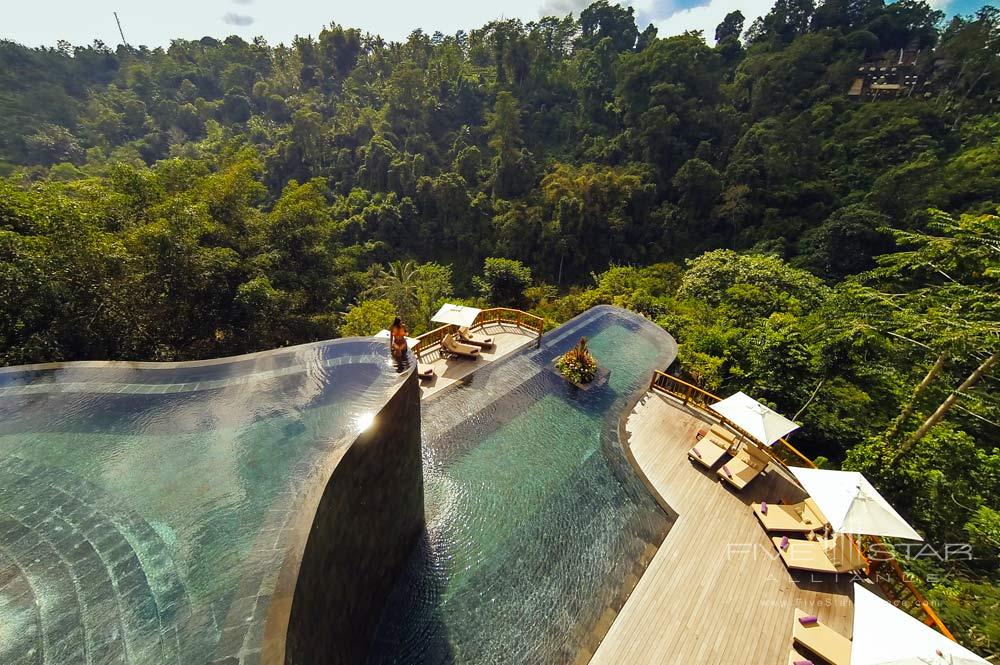 Pool at Hanging Gardens Ubud in Bali, Indonesia