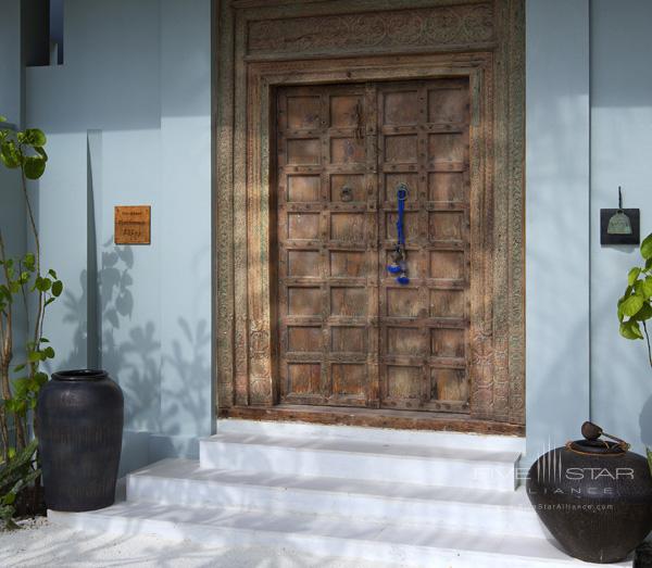 Naladhu Resort Two Bedroom Pool Residence Entrance Doors