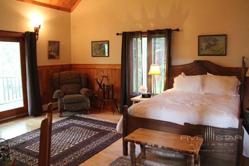 Forest suite at Trout Point Lodge