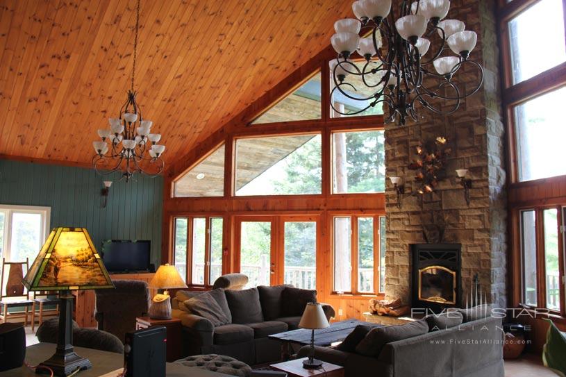 Forest suite at Trout Point Lodge