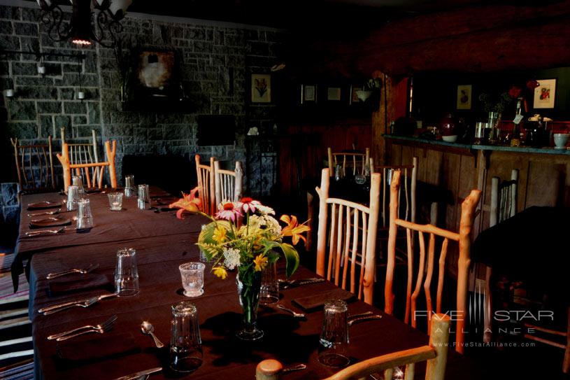 Dining Room at Trout Point Lodge