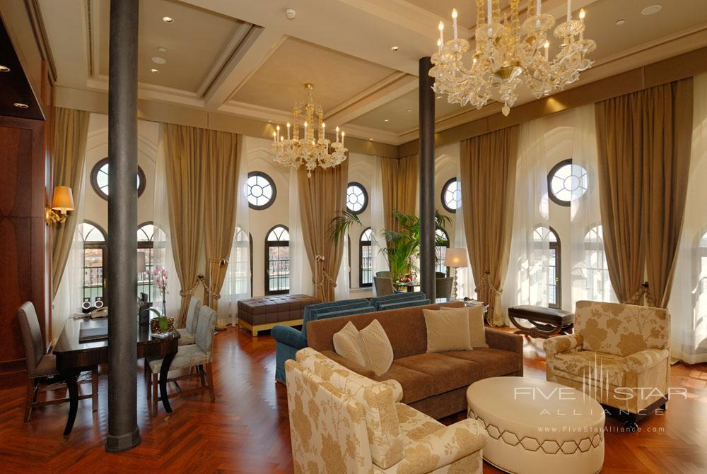 Presidential Suite Living Area at Hilton Molino Stucky Venice, Italy