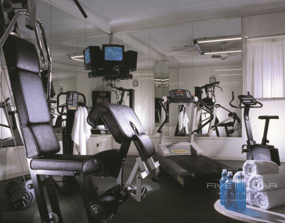 Fitness center at Grand Hotel de la Minerve, Rome Italy