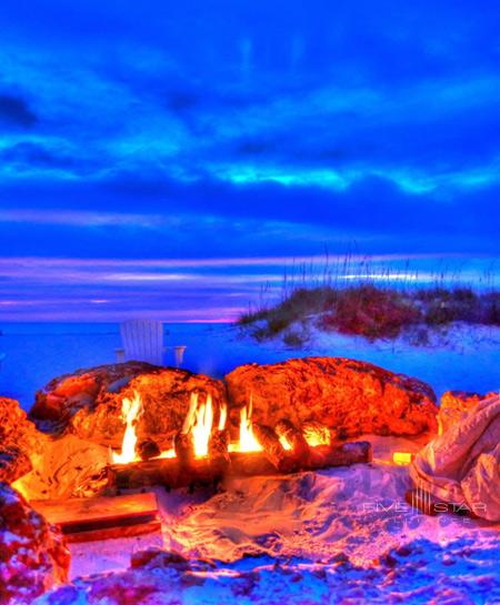 Sandpearl Resort has a beach-side fire pit.