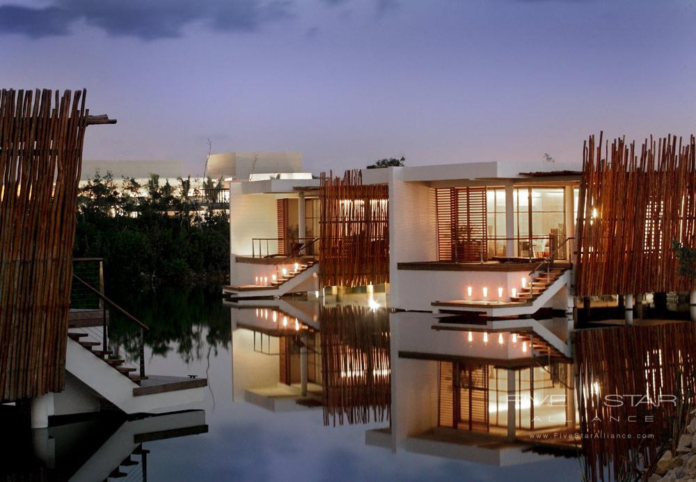 The Deluxe Overwater Lagoon Suites float graciously above the lagoon s emerald waters. This one-of-a-kind accommodation provides an inviting lounge terrace with a relaxing plunge poolluxurious bathroom complete with outdoor garden shower, private walk-in closet and spectacular views of the lagoon and mangroves. The Deluxe Overwater Lagoon Suite is ideal for honeymooners and couples.