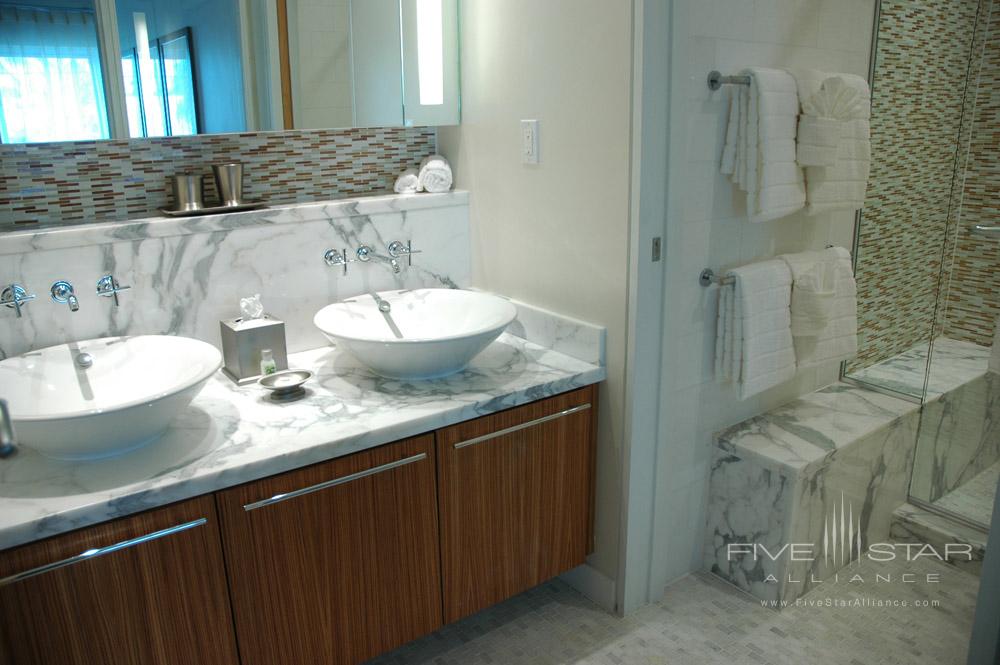 Guest bathroom at Santa Maria Suites, Key West, Florida