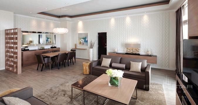 Suite Living Room at Hilton at Resorts World Bimini, The Bahamas