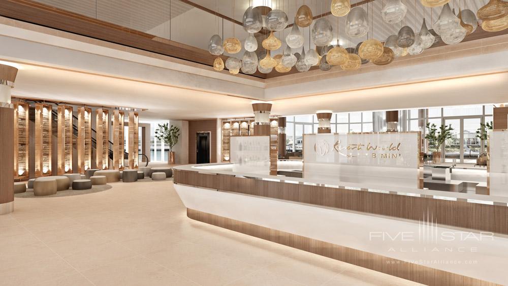 Lobby at Hilton at Resorts World Bimini, The Bahamas