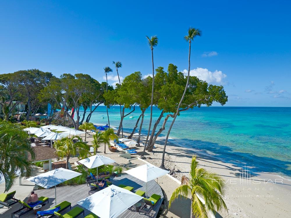 Beach Deck at Tamarind Cove Hotel | St James, Barbados, West Indies