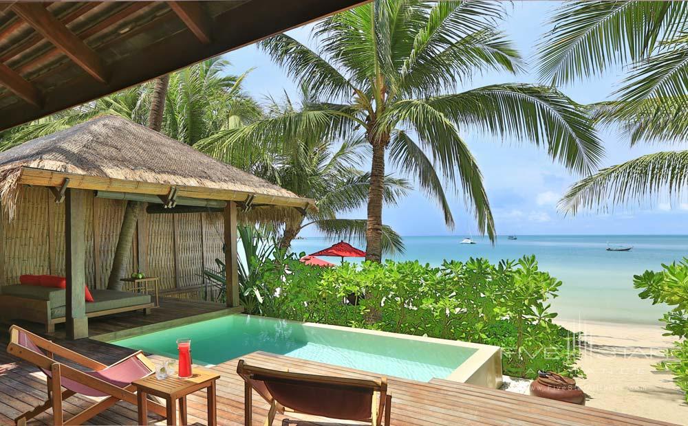 Ocean Pool Villa Terrace at Anantara Rasananda Koh Phangan Villa Resort and Spa