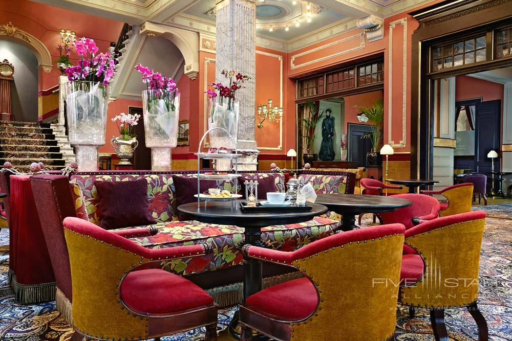 Reception and Lounge at Hotel Des Indes, The Hague, Netherlands