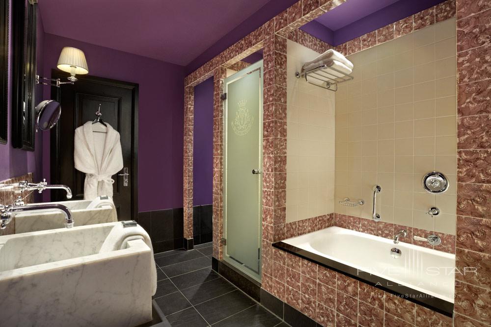 Guest Bath at Hotel Des Indes, The Hague, Netherlands