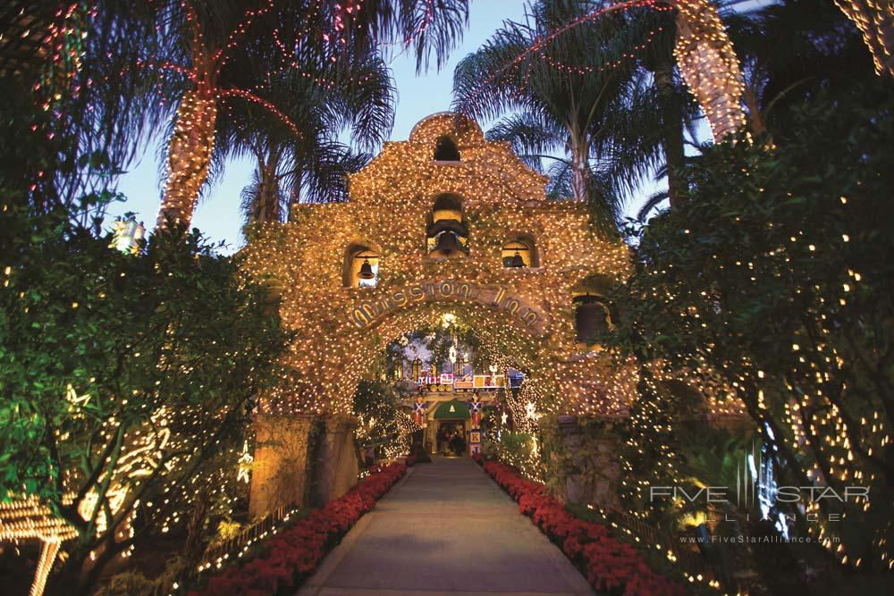Exterior of Mission Inn Hotel and Spa, CAlifornia