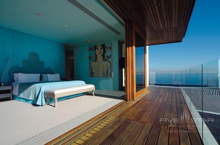 The Aqua Room of the contemporary Ellerman Villa.