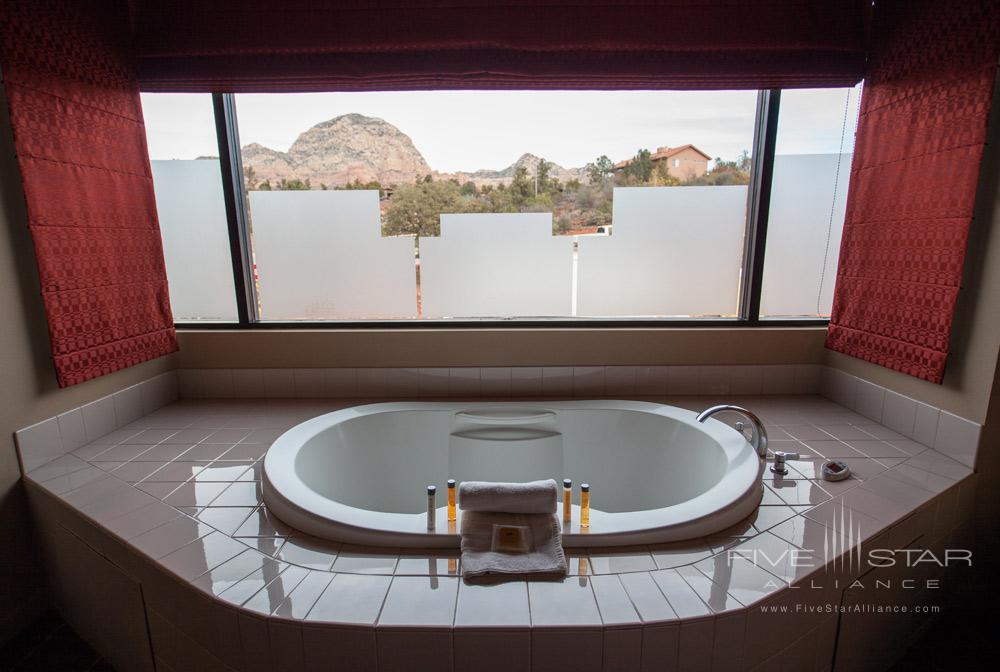 Suite Bath at Sedona Rouge Hotel and Spa, AZ