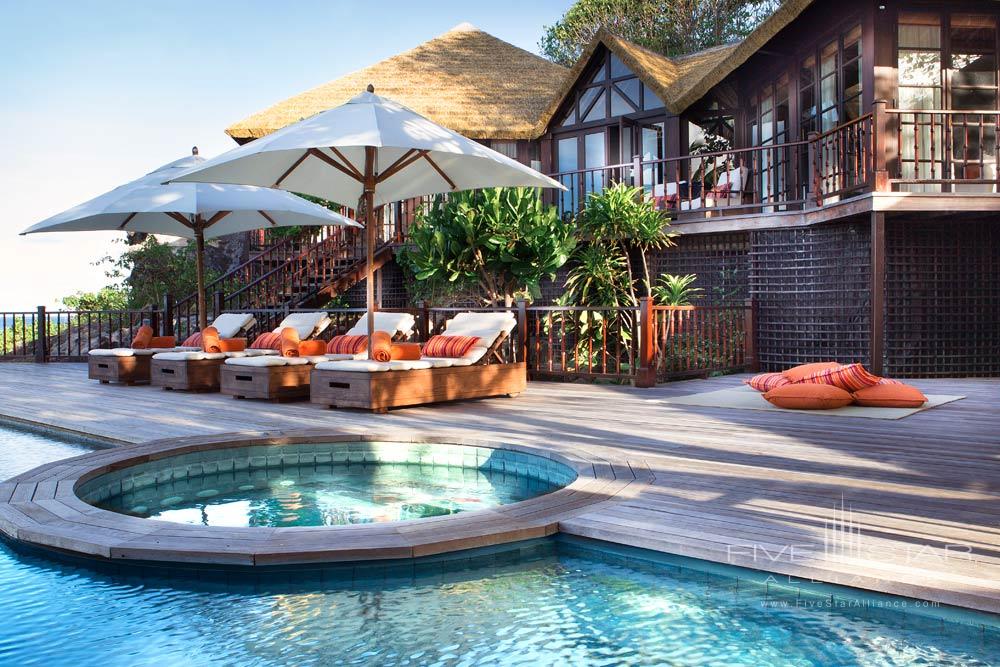 Pool and Lounge at Fregate Island Private Seychelles, Fregate Island, Seychelles