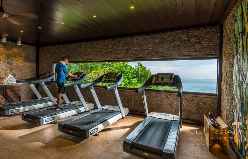 Fitness center at Four Seasons Resort Seychelles