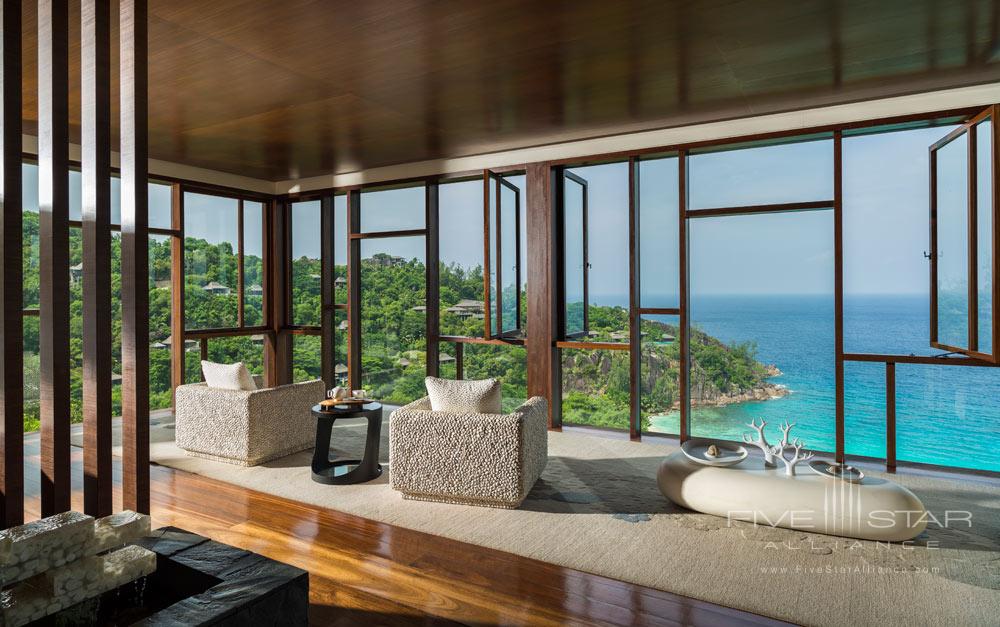 Lounge at Four Seasons Resort Seychelles