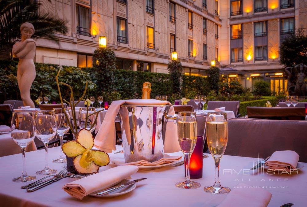 Dining at The Hotel du Collectionneur Arc de Triomphe Paris, France
