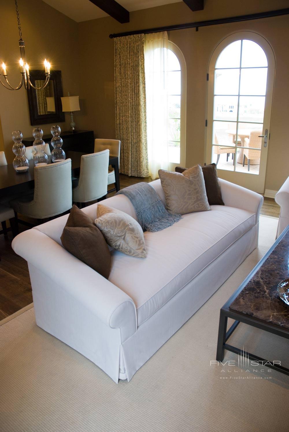 Villa Living Room at Terranea Resort, Rancho Palos Verdes, CA, United States