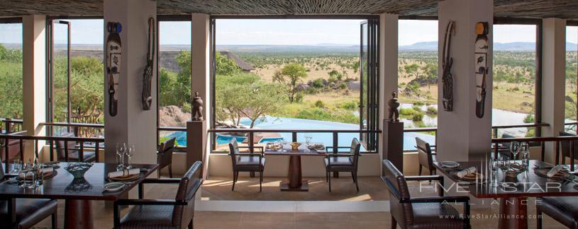 Dining area at The Four Seasons Serengeti