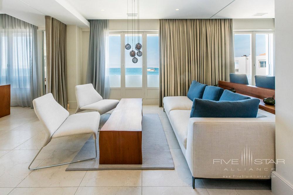 Ricciotti Suite Living Room at Le Petit Nice PassedatMarseille, France