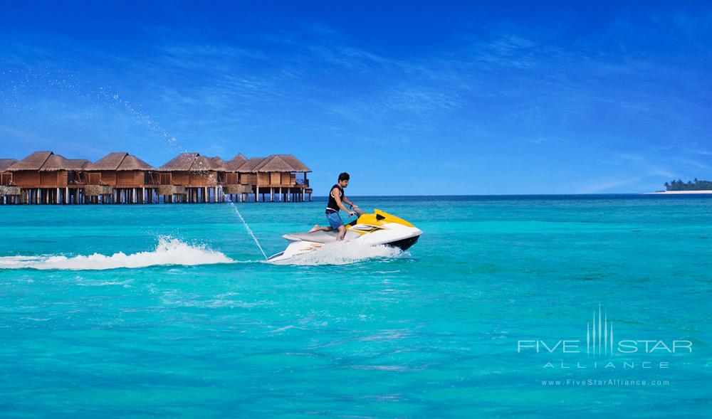 Ja Manafaru water skiing activity, Maldives