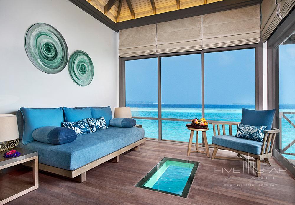 Ja Manafaru suite family room, Maldives