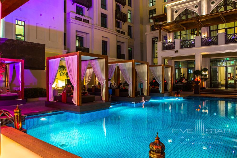 Outdoor Pool and Lounge at Vida Downtown Dubai