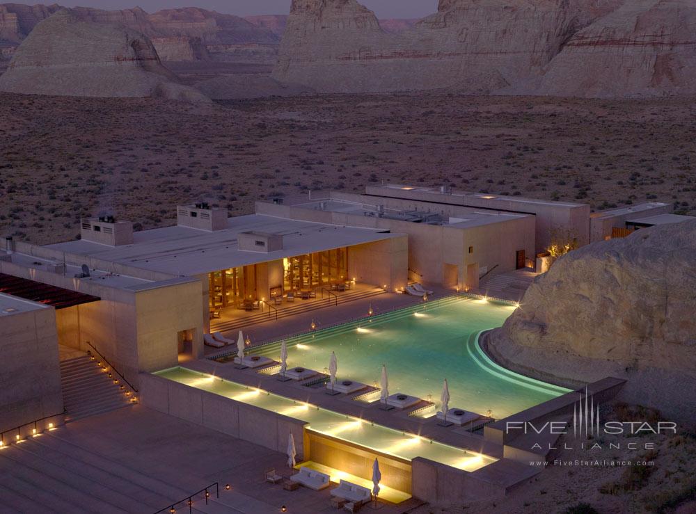 Aerial View of Amangiri in Canyon Point, Southern Utah courtesy of Amanresorts