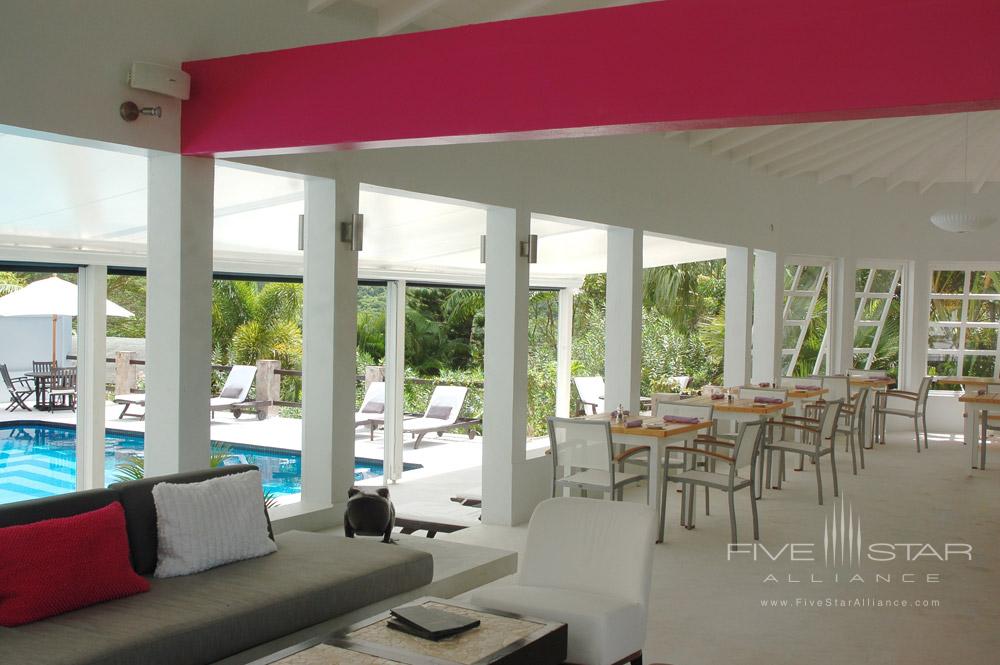 Lounge by the Pool at Montpelier Plantation Inn West Indies, St. Kitts and Nevis